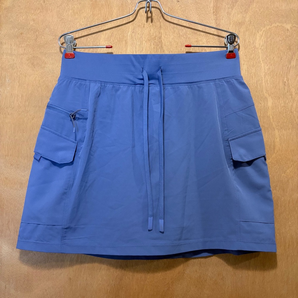 Gerry Cargo Utility Skort Medium Blue Hiking Gorpcore Active Travel Skirt *READ